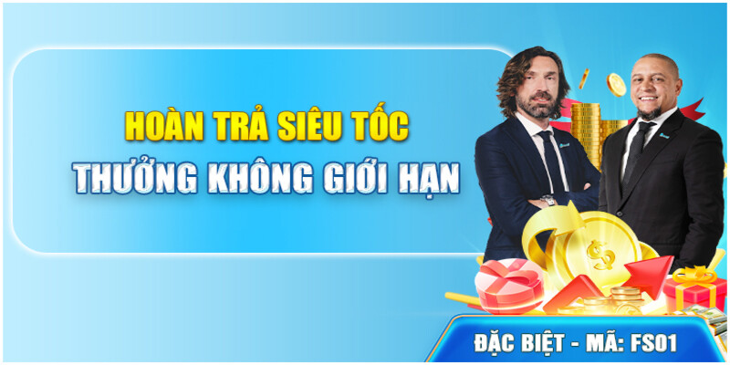 Ưu đãi hoàn trả cực nhanh cho hội viên mới